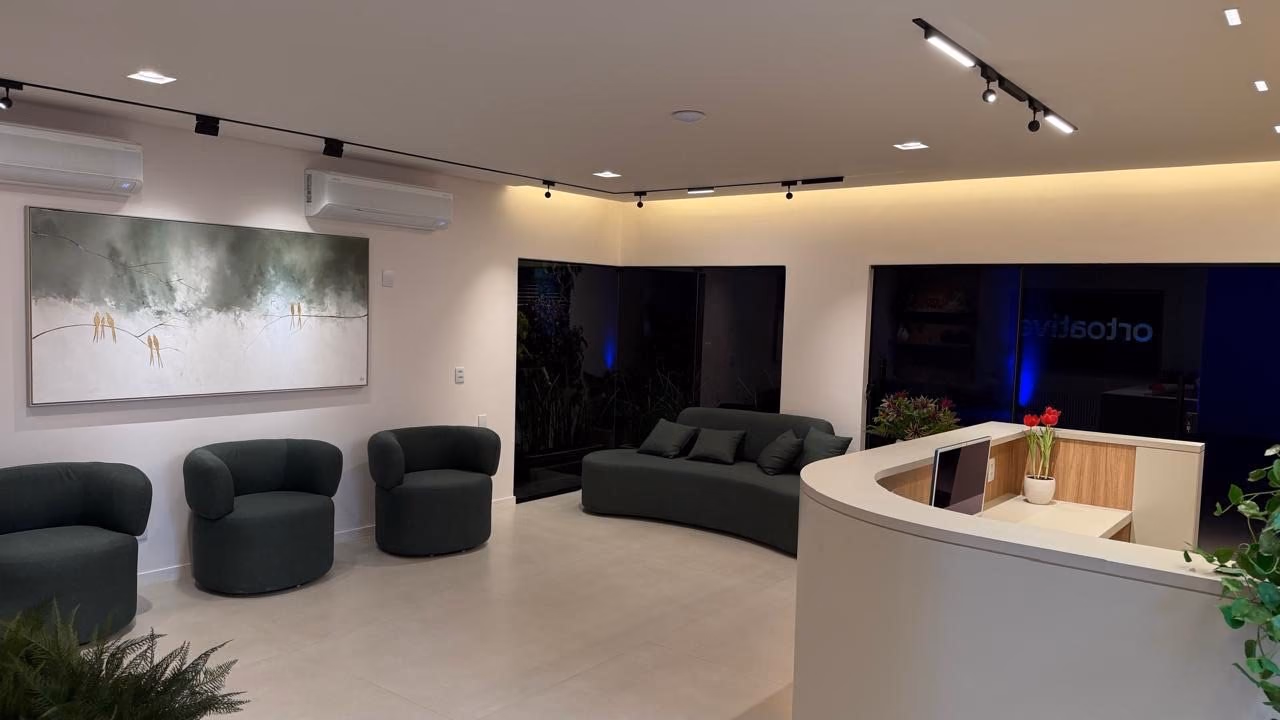 Sala de espera da unidade de Anápolis